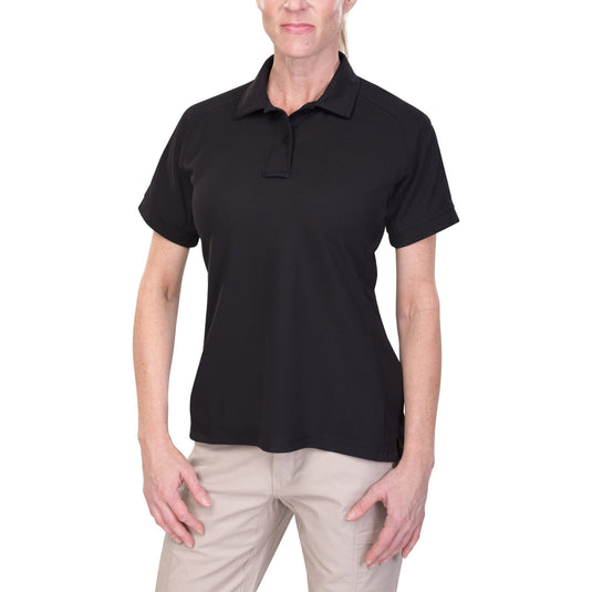 White Women's coldblack® Polo - SS