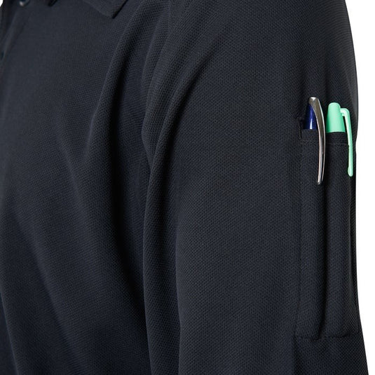 Red Men's coldblack® Polo - LS