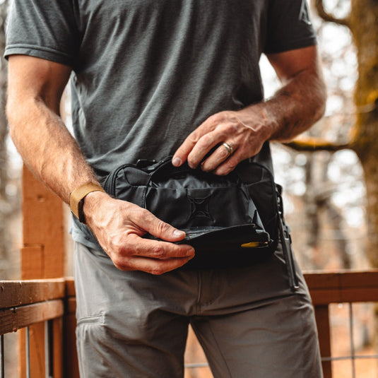 It's Black SOCP Tactical Fanny Pack