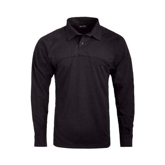 Black Fusion Flex Hybrid Shirt - LS