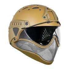 WARQ PRO HELMET KIT - TAN (INCLUDES HELMET, NECK COLLAR, LIGHT TRANSPORT BAG, 30 INDIVIDUAL CLEANING WIPES) W-HEL-K-001 KIT-PROAMU